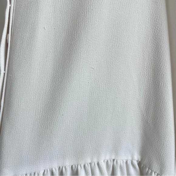 Tibi Savanna Crepe Long Sleeve Peplum Top - Picture 8 of 14